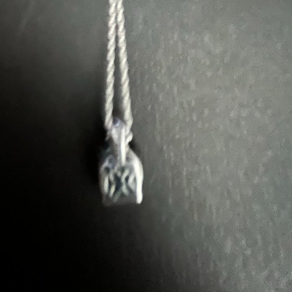 STERLING SILVER NECKLACE WITH PENDANT - Picture 4 of 4